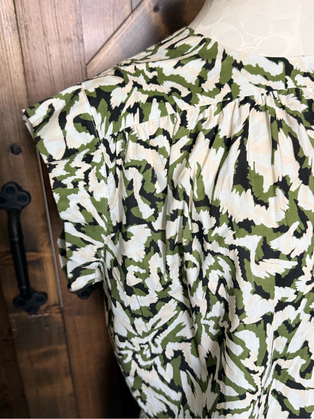 NEW MISA Los Angeles Itzel Skirt & Alina Top Cotton Abstract Floraburst Size S/M - Picture 6 of 16